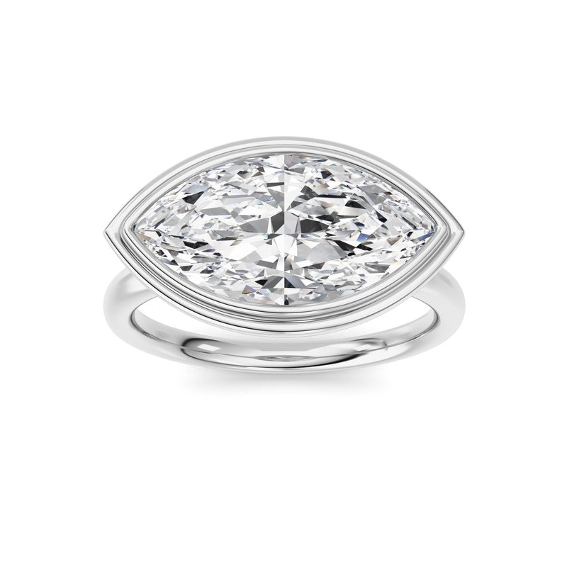 14K White Gold Ring KJ03333R.MQ-3-21F