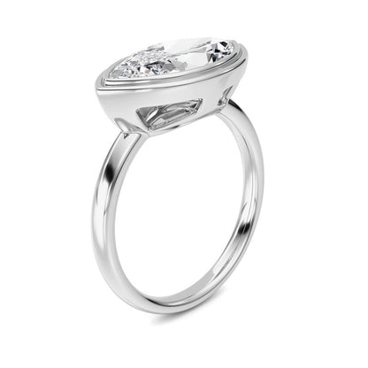 14K White Gold Ring KJ03333R.MQ-3-21F