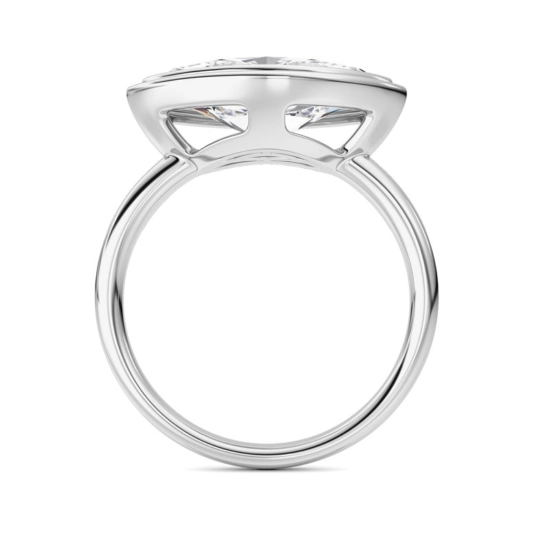 14K White Gold Ring KJ03333R.MQ-3-21F
