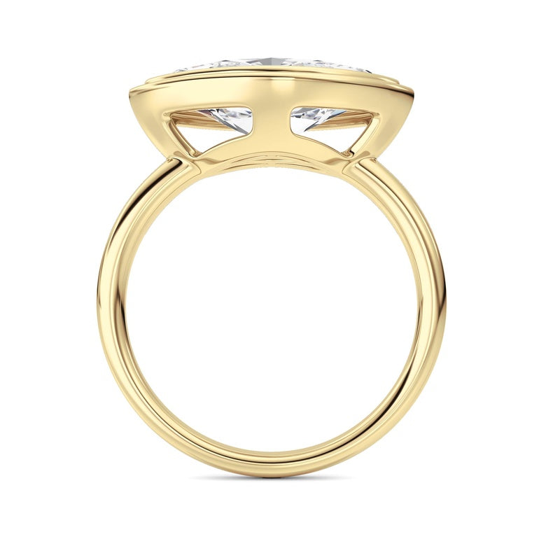 14K White Gold Ring KJ03333R.MQ-3-21F