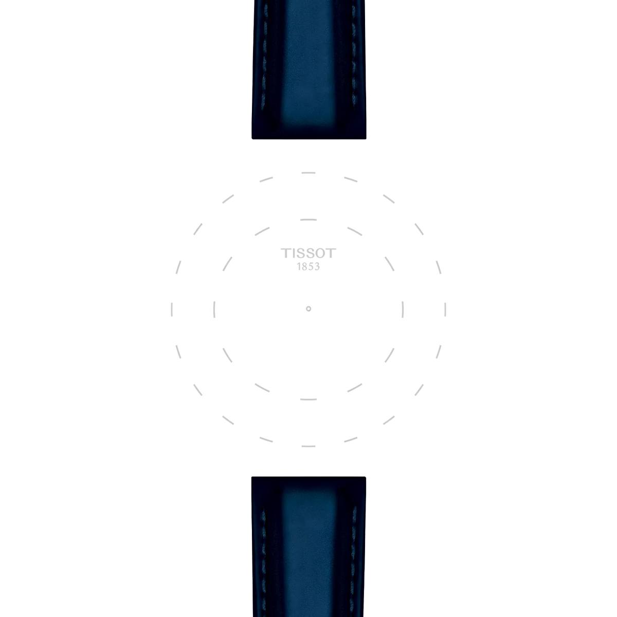 Tissot Official Blue Synthetic Strap Lugs 18mm 3