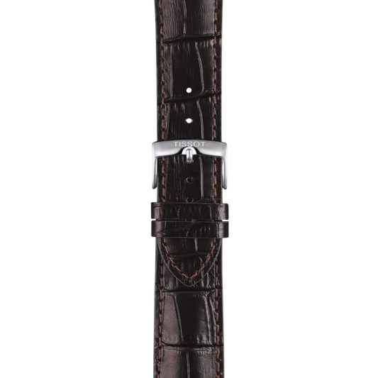 Tissot Official Brown Leather Strap Lugs 22 mm 2