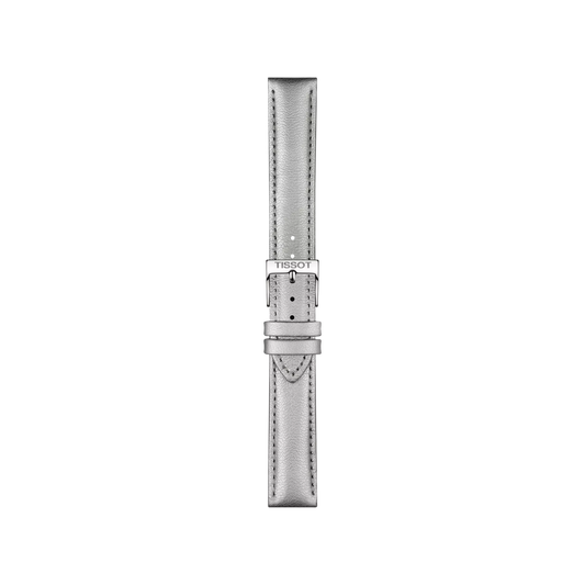 Tissot Official Grey Leather Strap Lugs 16 mm 1