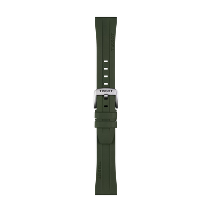 Tissot Official Khaki Rubber Strap Lugs 20mm 1