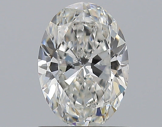 1.01CT OVAL SI2 G WH