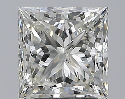 2.50CT PRINCESS SI2 J WH