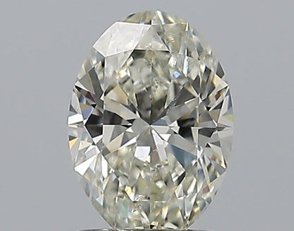 0.96CT OVAL SI2 J WH