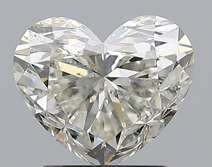 2.01CT HEART SI2 J WH