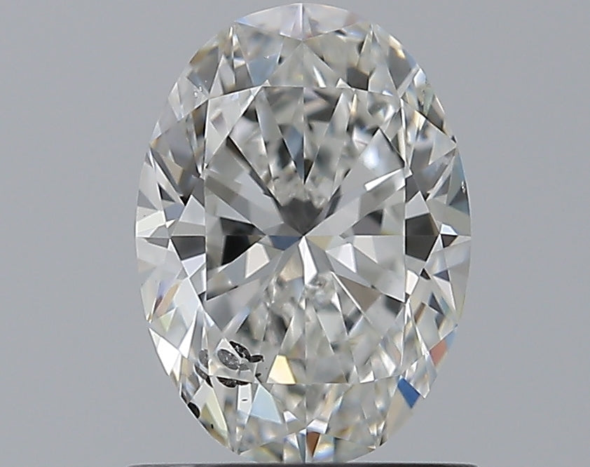 1.01CT OVAL SI2 G WH