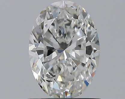 1.01CT OVAL SI2 G WH