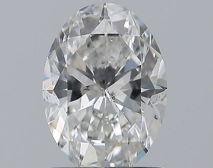 1.01CT OVAL SI2 G WH