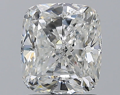2.01CT CUSHION SI2 G WH