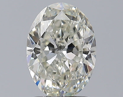 1.50CT OVAL SI2 J WH
