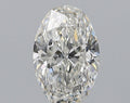 0.96CT OVAL SI2 H WH