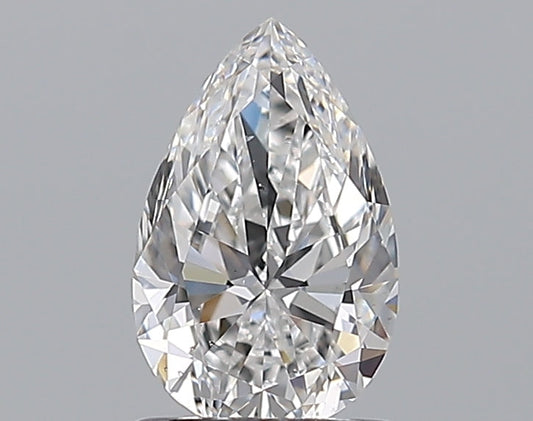 1.00CT PEAR SI1 D WH