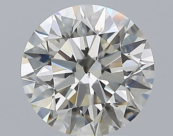 2.01CT ROUND SI2 J WH