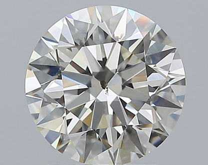 2.01CT ROUND SI2 J WH