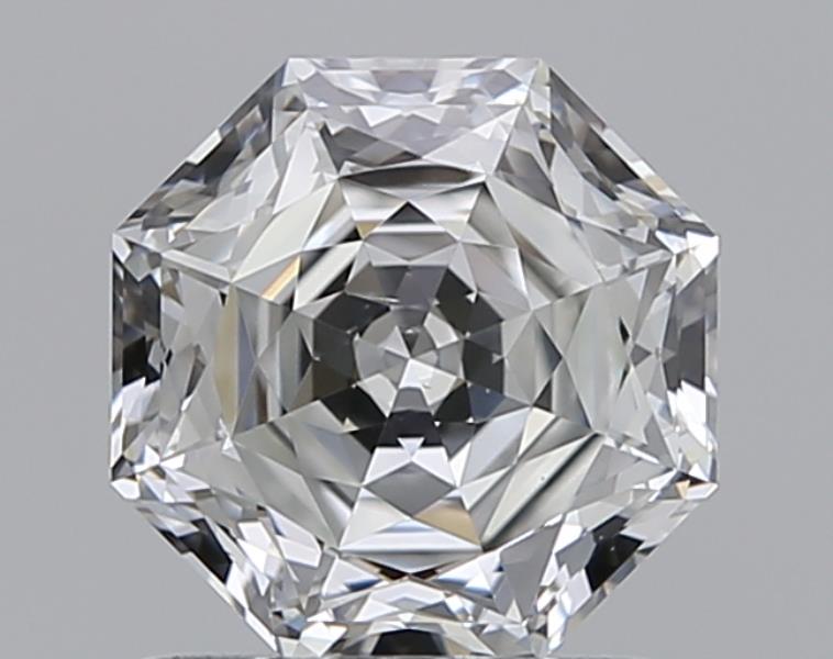 1.01CT Octagonal VS1 F WH