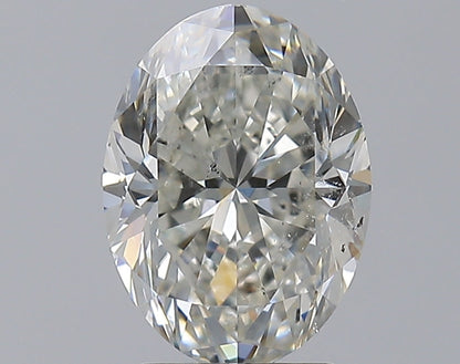 2.50CT OVAL SI2 J NV