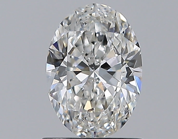 1.00CT OVAL SI1 F WH