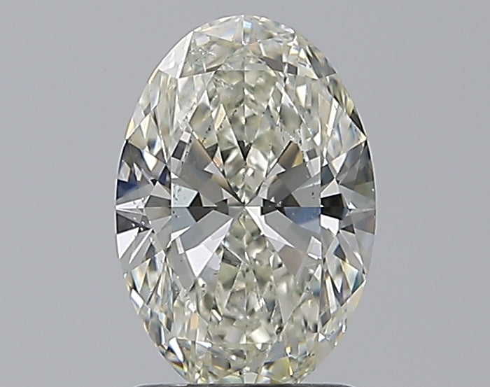 1.50CT OVAL SI2 J WH