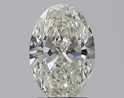 1.50CT OVAL SI2 J WH