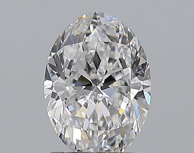 1.00CT OVAL SI2 D WH