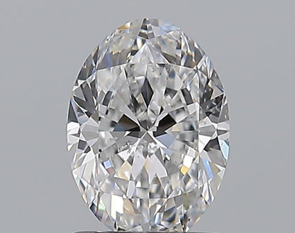 1.00CT OVAL SI2 D WH