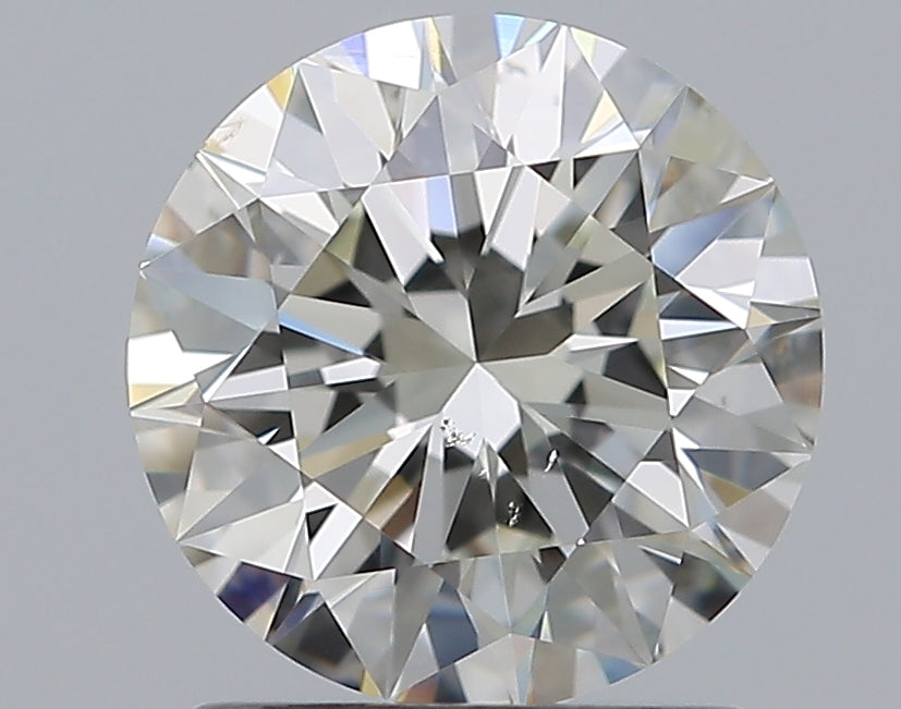 1.51CT ROUND SI1 J WH