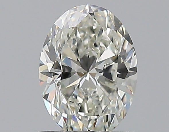 0.80CT OVAL SI1 J WH