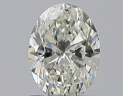 0.80CT OVAL SI1 J WH