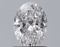 0.96CT OVAL SI1 D WH