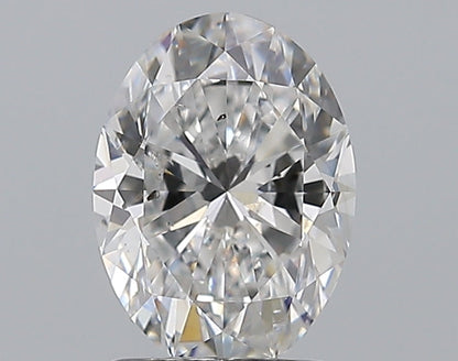 1.50CT OVAL SI2 E WH