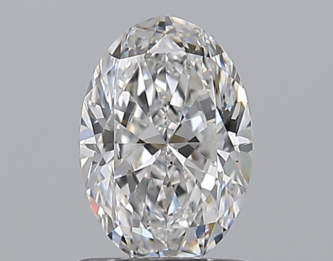 0.96CT OVAL SI1 D WH