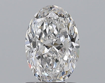 0.96CT OVAL SI1 D WH