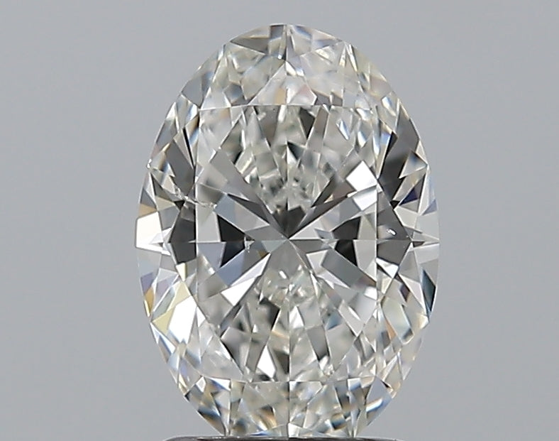 1.50CT OVAL SI1 G WH