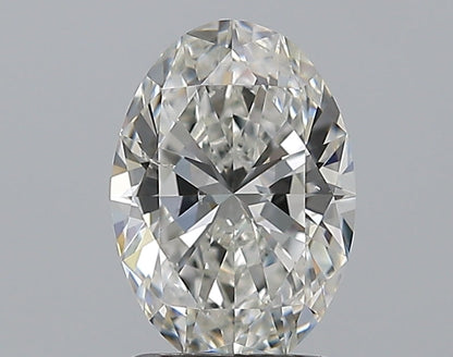 1.50CT OVAL SI1 G WH