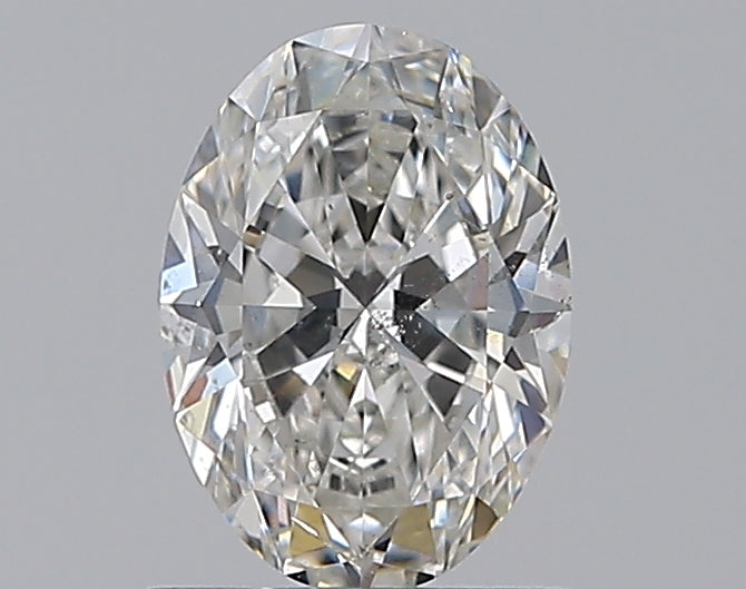1.01CT OVAL SI2 G WH