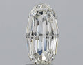 1.01CT Oval Step Cut IF H WH