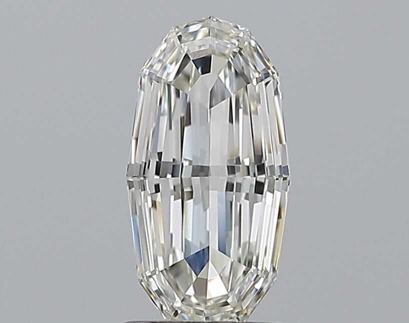 1.01CT Oval Step Cut IF H WH