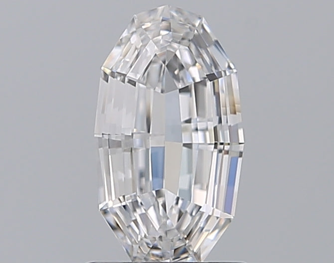 1.06CT Oval Step Cut IF D WH