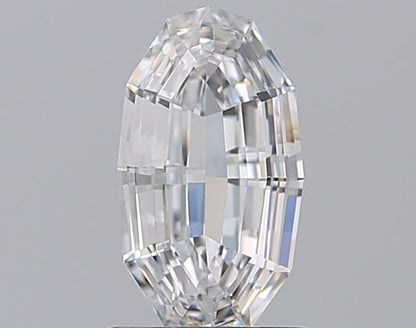 1.06CT Oval Step Cut IF D WH