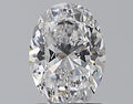 1.00CT OVAL SI2 D WH