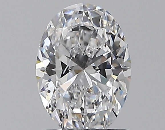 1.00CT OVAL SI2 D WH