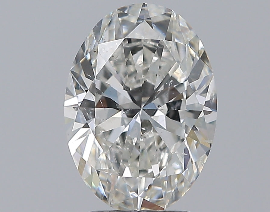 2.50CT OVAL SI2 H WH
