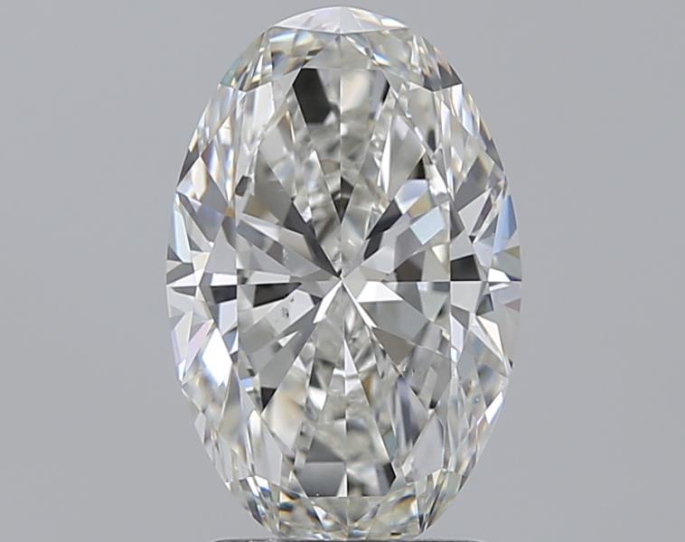 2.00CT OVAL SI1 G WH