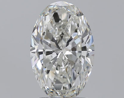 2.00CT OVAL SI1 G WH