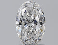 1.07CT OVAL VVS2 D WH