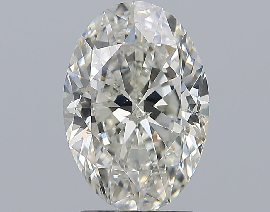 2.50CT OVAL SI2 G WH