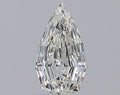 1.01CT Pear Step Cut SI1 J WH